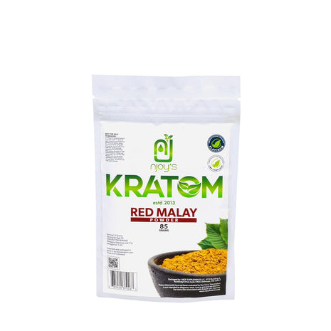 Njoys Red Malay Kratom Powder 85 Grams