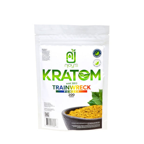 Njoys Trainwreck Kratom Powder 200 Grams