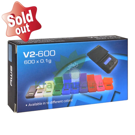 AWS V2-600 digital scale box front