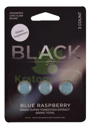 Black Blue Raspberry 200mg Advanced Cats Claw Blend tablets 3 count - Cats claw