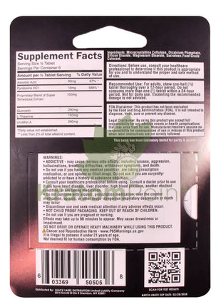 Black Strawberry 200mg Advanced Cats Claw Blend tablets 3 count - Cats claw