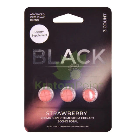 Black Strawberry 200mg Advanced Cats Claw Blend tablets 3 count - Cats claw