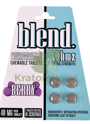 Blend OHMZ Extra Strength Pseudo and 7-OH Berry Tablets 4ct