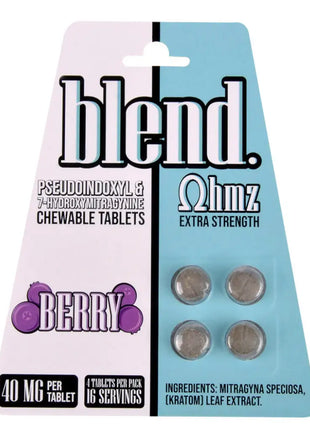 Blend OHMZ Extra Strength Pseudo and 7-OH Berry Tablets 4ct