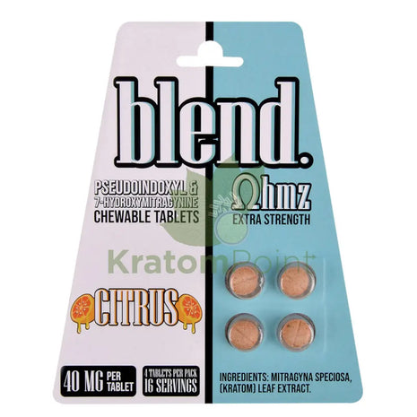 Blend OHMZ Extra Strength Pseudo and 7-OH Citrus Tablets 4ct