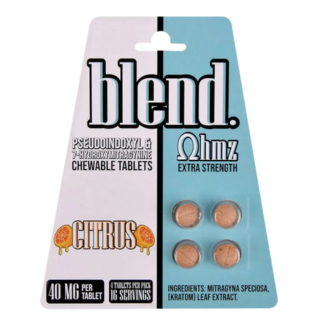 Blend OHMZ Extra Strength Pseudo and 7-OH Citrus Tablets 4ct