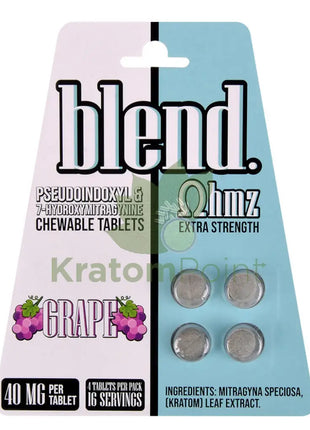 Blend OHMZ Extra Strength Pseudo and 7-OH Grape Tablets 4ct
