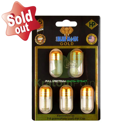 Blue Magic Gold Extract 5 Count Capsules