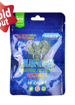 Blue Magic Kratom Gummies 10 Gummies Per Pouch