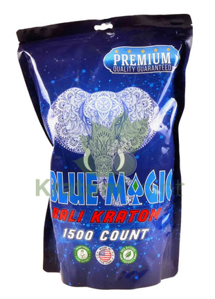 Blue Magic Red Bali Kratom Capsules 1500 count Vitamins & Supplements