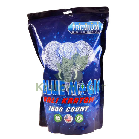 Blue Magic Red Bali Kratom Capsules 1500 count Vitamins & Supplements