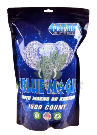 Blue Magic White Maeng Da Kratom Capsules 1500 count Vitamins & Supplements