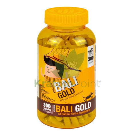 Bumble Bee Bali Gold Kratom Capsules 300 Count Bumble Bee