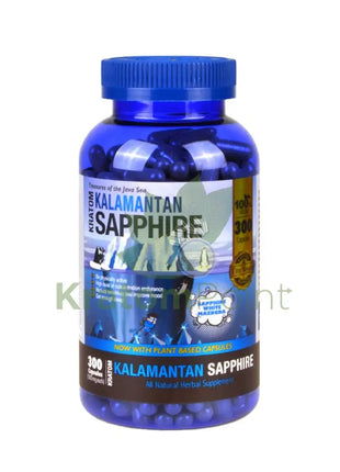 Bumble Bee Kalamantan Sapphire 300 count kratom pills