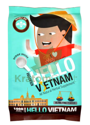 Bumble Bee Kratom Powder 1000G Hello Vietnam Bumble Bee