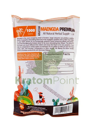 Bumble Bee Kratom Powder 1000 grams Maeng Da-back