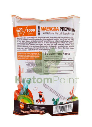 Bumble Bee Kratom Powder 1000 grams Maeng Da-back