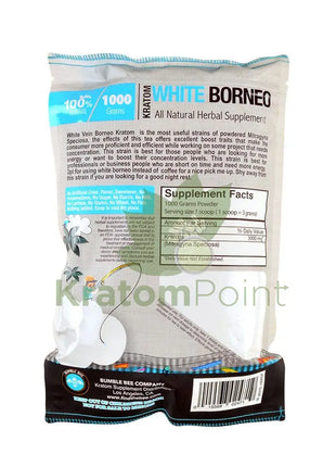 Bumble Bee Kratom Powder 1000 grams White Borneo-back
