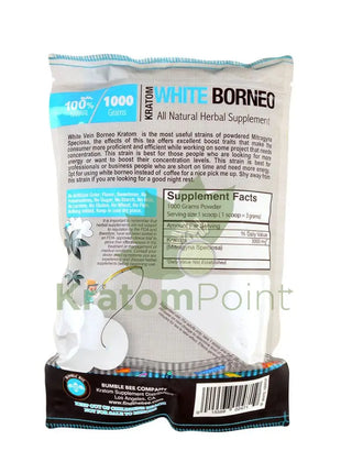 Bumble Bee Kratom Powder 1000 grams White Borneo-back