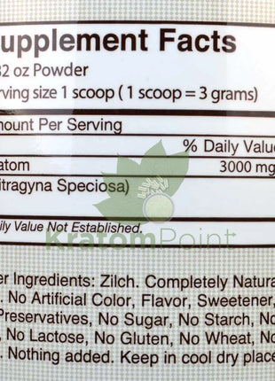 Bumble Bee Kratom Powder 250G White Borneo Bumble Bee
