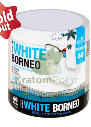Bumble Bee White Borneo 60 gram Kratom Powder