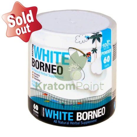 Bumble Bee White Borneo 60 gram Kratom Powder