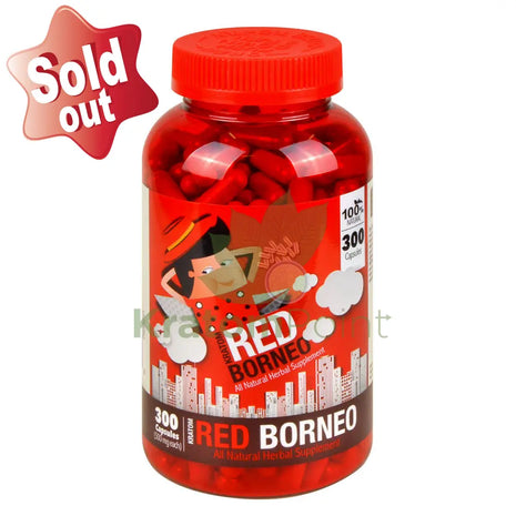 Bumble Bee Red Borneo Kratom Capsules 300 Count Bumble Bee