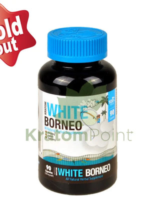 Bumble Bee White Borneo 90 count Kratom capsules