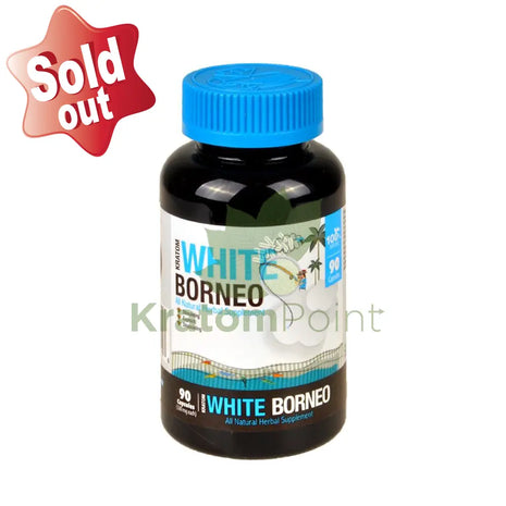 Bumble Bee White Borneo 90 count Kratom capsules