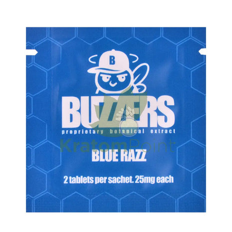 Buzzers 25mg Botanical Extract Blue Razz Tablets 2ct general merchandise