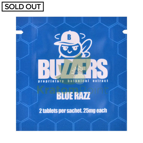 Buzzers 25mg Botanical Extract Blue Razz Tablets 2ct general merchandise