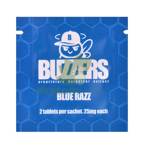 Buzzers 25mg Botanical Extract Blue Razz Tablets 2ct general merchandise
