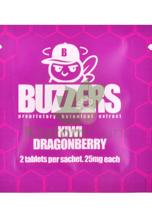 Buzzers 25mg Botanical Extract Kiwi Dragonberry Tablets 2ct Cats claw