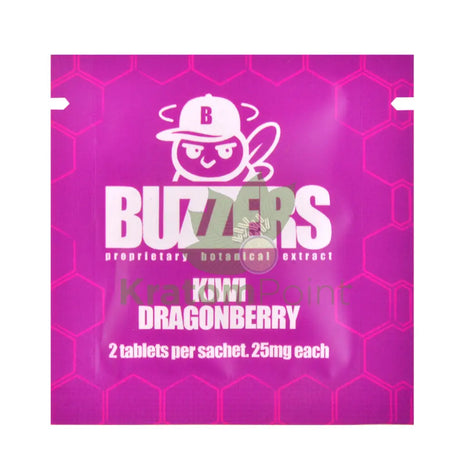 Buzzers 25mg Botanical Extract Kiwi Dragonberry Tablets 2ct Cats claw