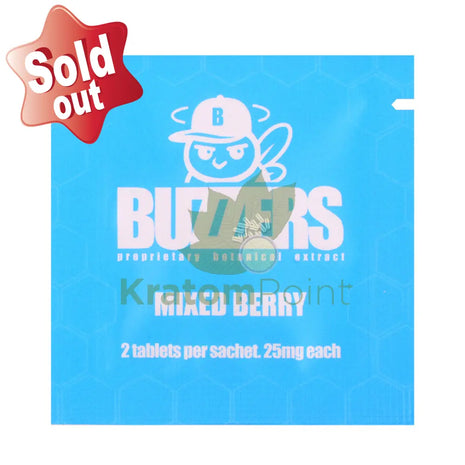Buzzers 25mg Botanical Extract Mixed Berry Tablets 2ct Cats claw