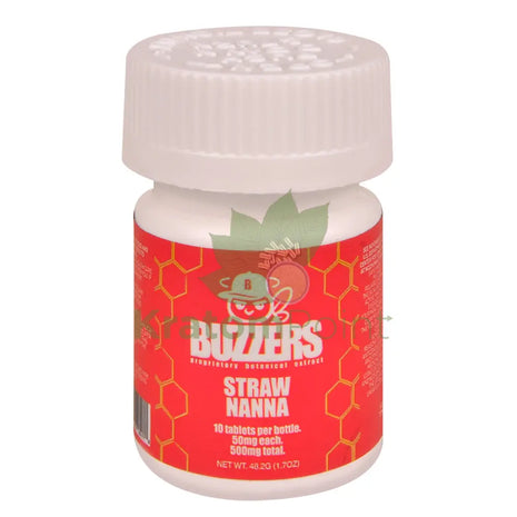 Buzzers 50mg Botanical Extract Strawnanna Tablets 10ct - Cats claw
