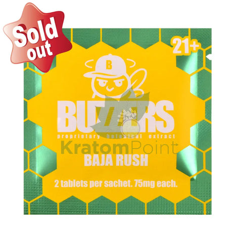 Buzzers 75mg Botanical Extract Baja Rush Tablets 2ct - Cats claw