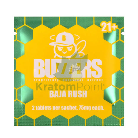 Buzzers 75mg Botanical Extract Baja Rush Tablets 2ct - Cats claw
