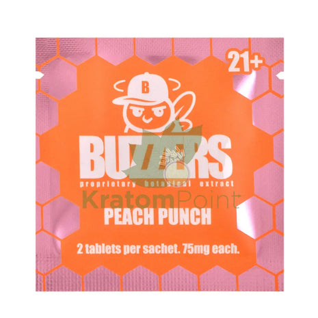Buzzers 75mg Botanical Extract Peach Punch Tablets 2ct - Cats claw