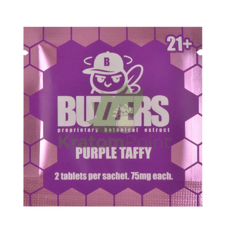 Buzzers 75mg Botanical Extract Purple Taffy Tablets 2ct - Cats claw
