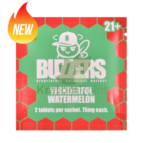Buzzers 75mg Botanical Extract Wonderful Watermelon Tablets 2ct - Cats claw