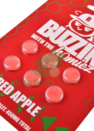 Buzzin With The Homies 75mg Red Apple Tablets 6ct Cats claw
