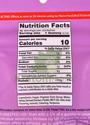 CannaAid CBD + CBN Watermelon 1200mg CBD Gummies 16ct CBD