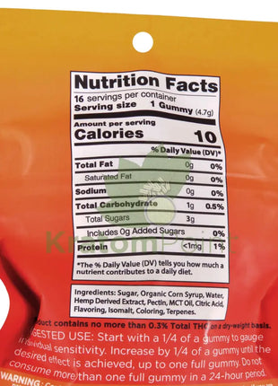 CannaAid Fruit Blast 1000mg CBD Gummies 20ct CBD