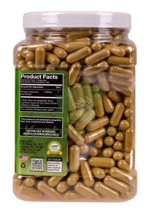 Club 13 Green Maeng Da Kratom Capsules 725 count
