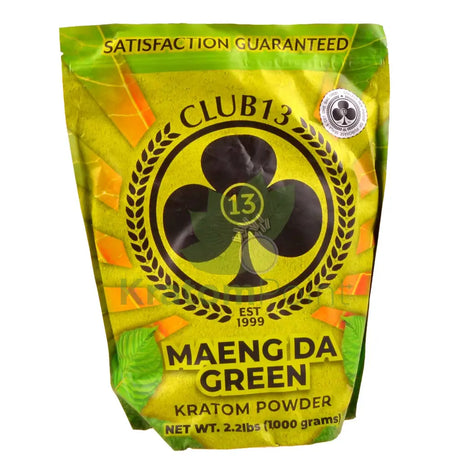 Club 13 Green Maeng Da Kratom Powder 1kg