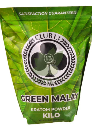 Club 13 Green Malay Kratom Powder 1kg