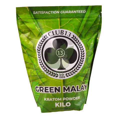 Club 13 Green Malay Kratom Powder 1kg