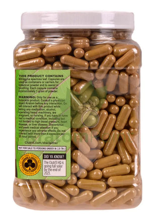Club 13 Jackpot 4 Leaf Blend Kratom Capsules 725 count
