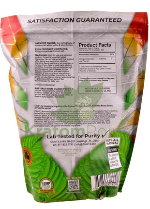Club 13 Jackpot 4 Leaf Blend Kratom Powder 1kg